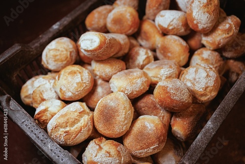 Wallpaper Mural Closeup of crusty, freshly baked bread loaves Torontodigital.ca