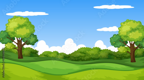 flat nature background landscape