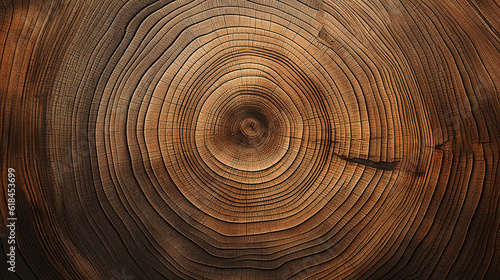 Tree ring texture.Generative AI image