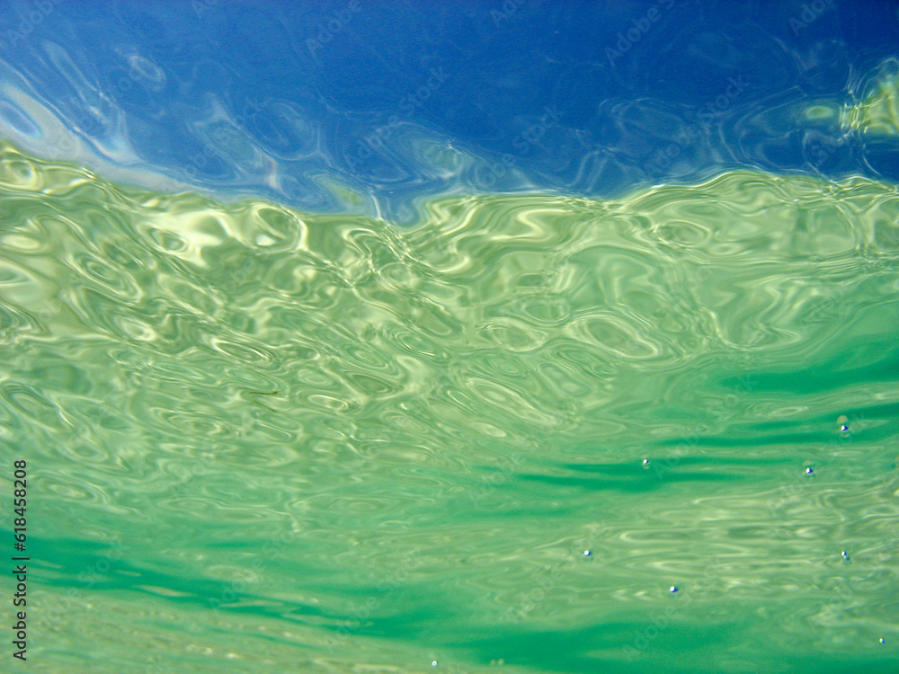 海中から見る空 海中から見る空