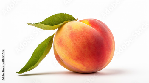 Pure Bliss: A Captivating Peach Delight. Generative AI