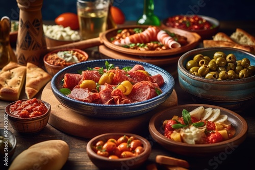 Mediterranean Tapas Feast © mindscapephotos