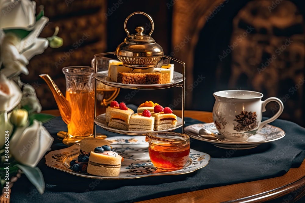 Fototapeta premium Exquisite Afternoon Tea