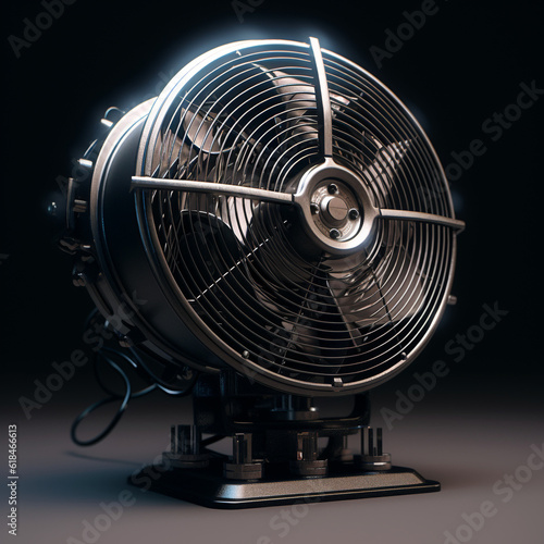 electric fan theme design illustration