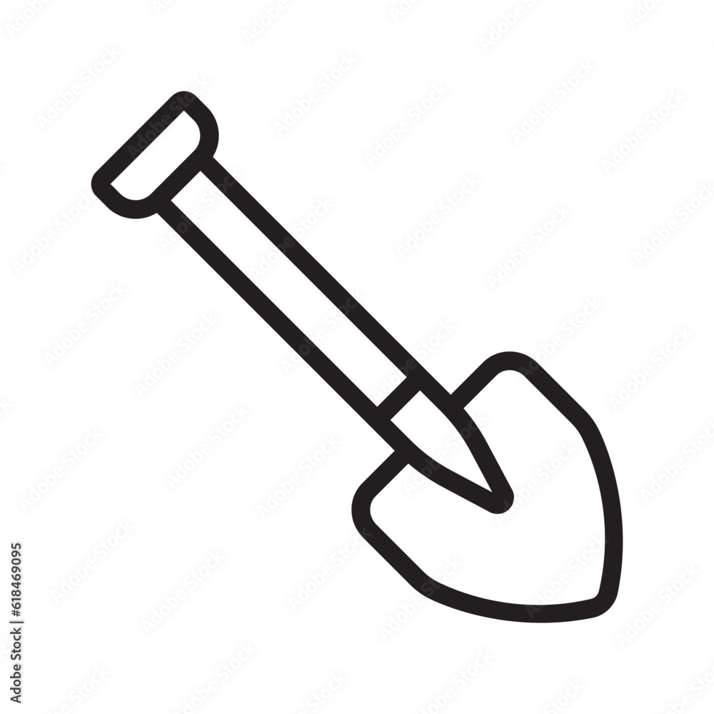 shovel icon vector shovel icon vector