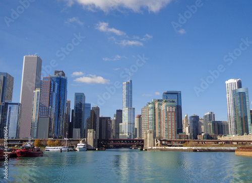 Chicago Skyline, as seen from Lake Michigan - Chicago, Illinois, USA © Nate Hovee