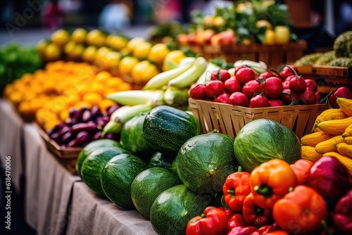 Colorful Farmers Market