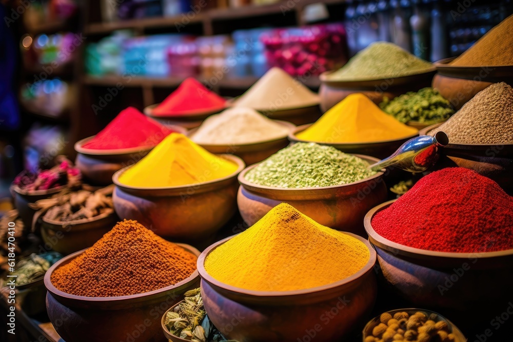 Fototapeta premium Exotic Spice Market