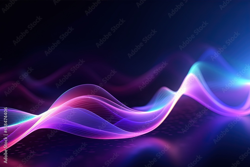 abstract futuristic background with pink blue glowing neon moving high speed wave lines and bokeh lights. Data transfer concept Fantastic wallpaper abstract futuristic background with pink blue glowing neon moving high speed wave lines and bokeh lights. Data transfer concept Fantastic wallpaper