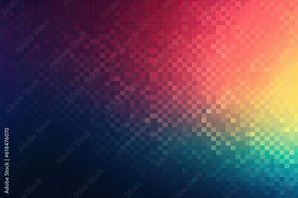 Abstract colored background in Pixel Art style.
