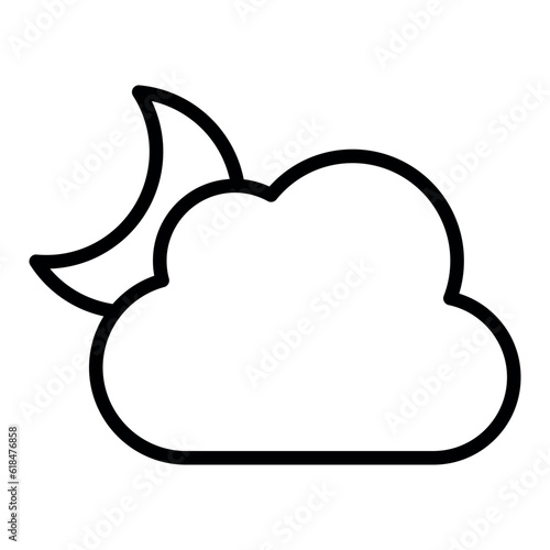 cloud sign symbol vector glyph color icon