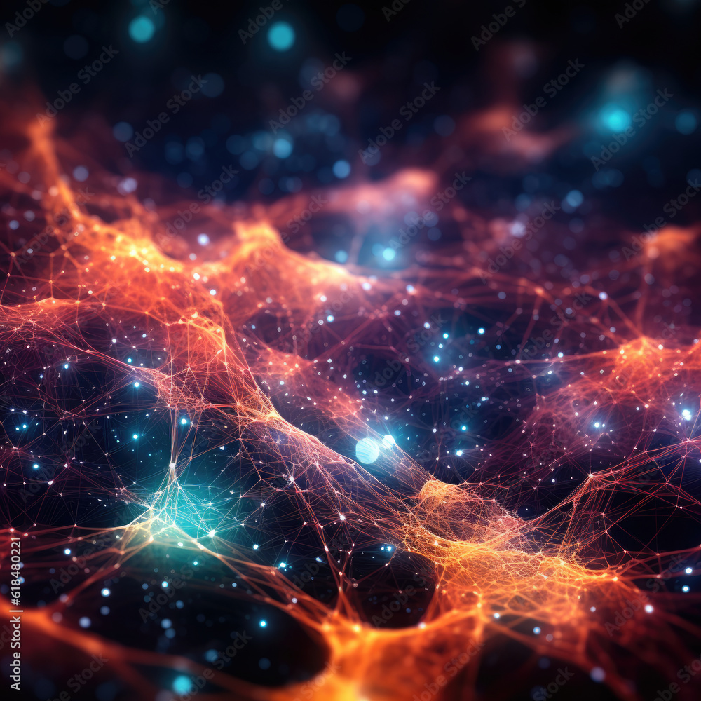 AI Network: Power & Potential, created with Generative Al technology. AI Network: Power & Potential, created with Generative Al technology.