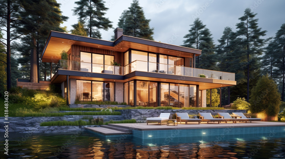 Modern villa with pool Modern villa with pool