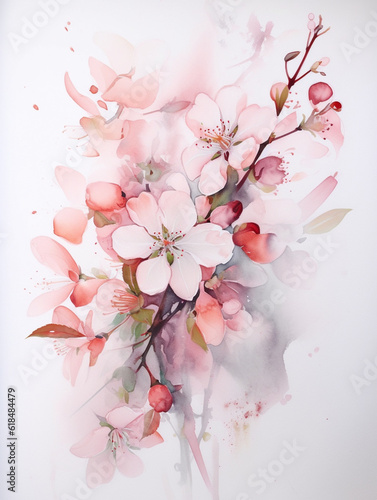 Charming floral illustration