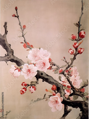 Charming floral illustration