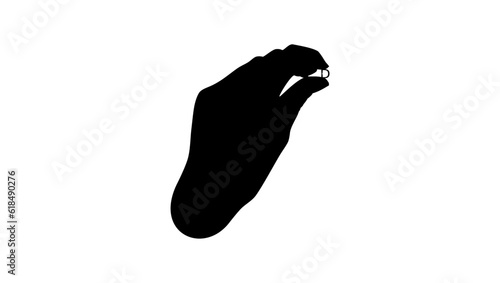 vitamin D, hand holding letter D on sun light background