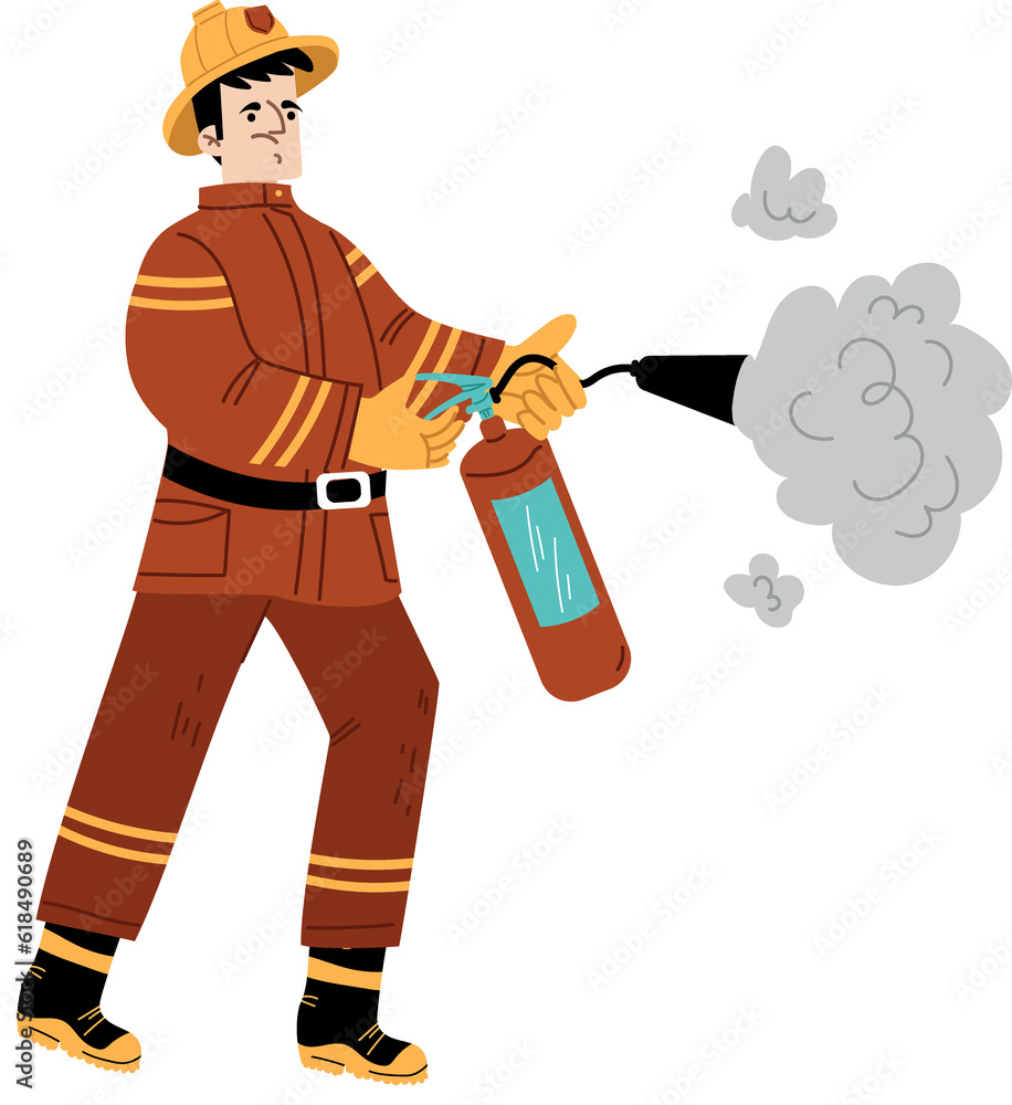 Fireman character