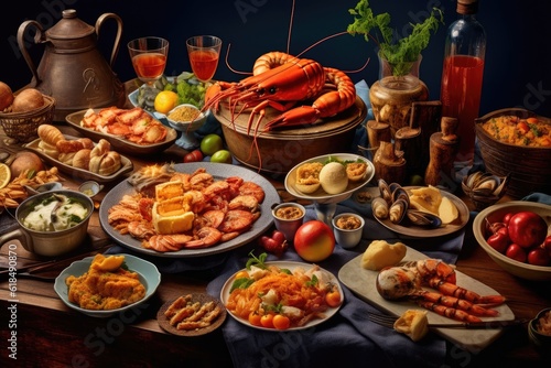 Seafood feast