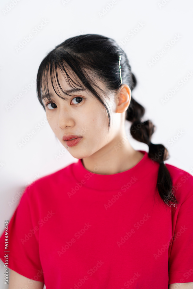 若くて爽やかな女性 若くて爽やかな女性