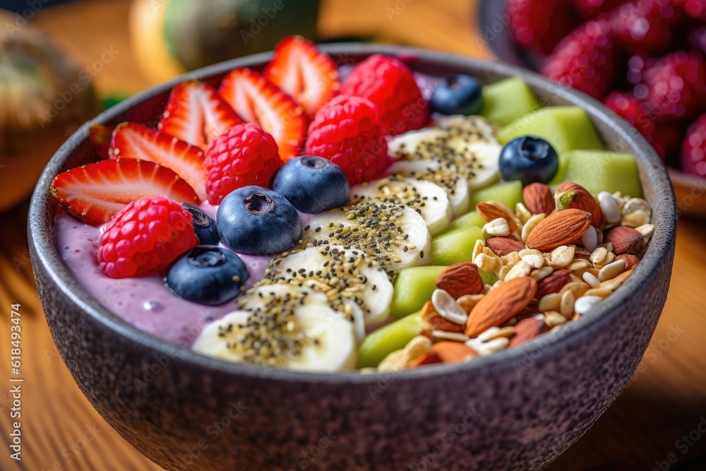 Fruit Smoothie Bowl Fruit Smoothie Bowl