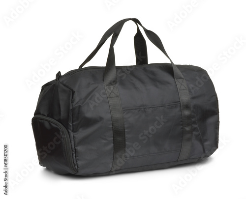Fototapeta Naklejka Na Ścianę i Meble -  Black nylon sport bag