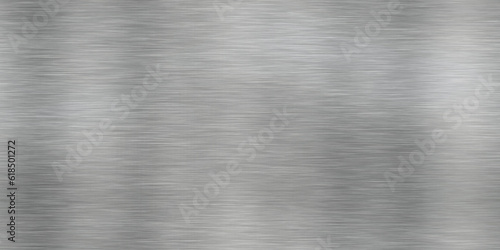 Fototapeta Seamless brushed metal plate background texture