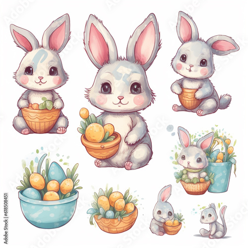 easter bunny set