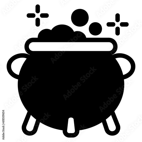 cauldron glyph icon