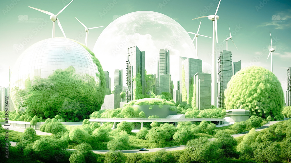 GESG  green energy  sustainable industry  green globe enerative AI