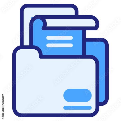 document blue icon