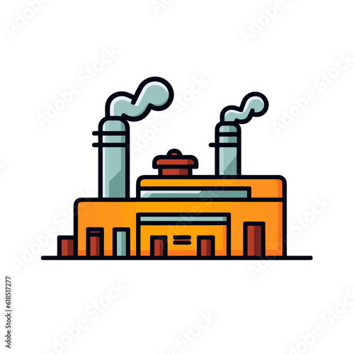 Bank building vector icon illustration
