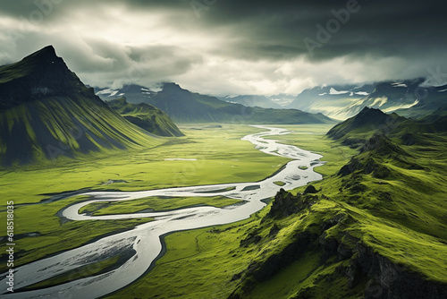 Iceland landscape photography, rivers, waterfalls and mountains