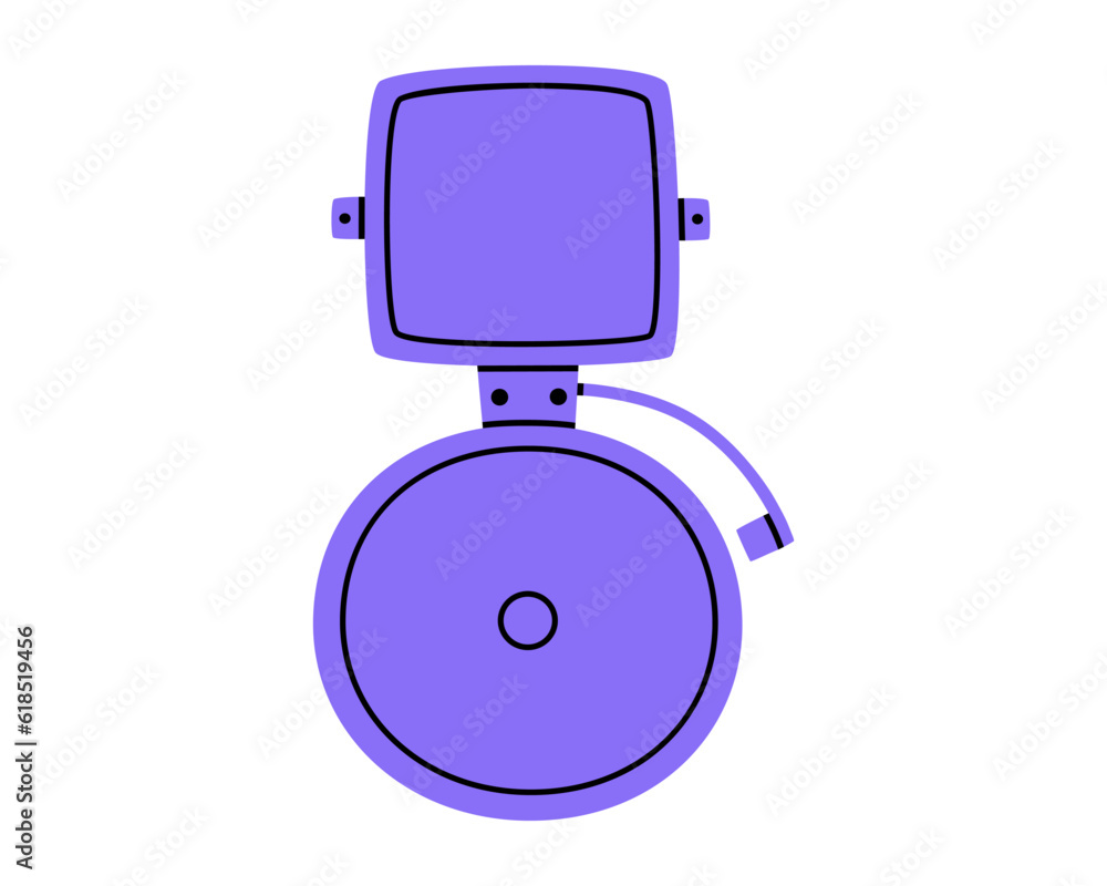 Hand drawn cute illustration of school bell. Flat vector vintage call to lesson in colored doodle style. Education or study sticker, icon. Back to school. Isolated on white background. Hand drawn cute illustration of school bell. Flat vector vintage call to lesson in colored doodle style. Education or study sticker, icon. Back to school. Isolated on white background.