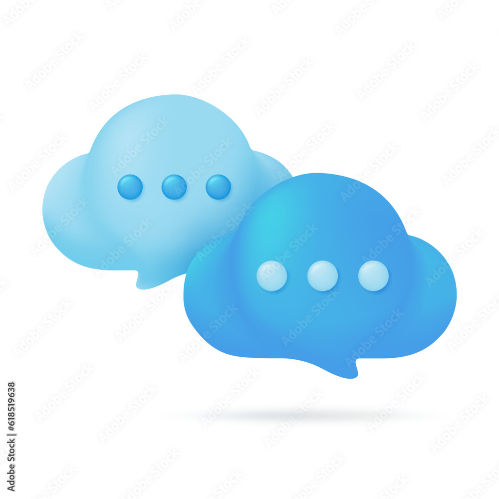 3d text box. Speech bubble dialog dialogue. questions and answers 3d text box. Speech bubble dialog dialogue. questions and answers