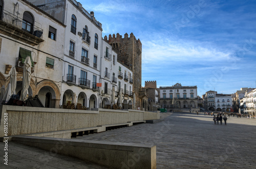 Caceres  Spain  has one of the largest monument ensemble in Europe  you can take a journey through history thanks to its streets  squares  palaces and walls  which are particularly well-preserved. 