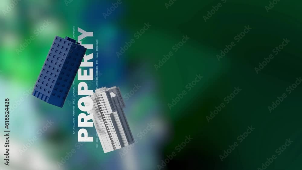 opening animation with the theme of property
opening animation with the theme of property