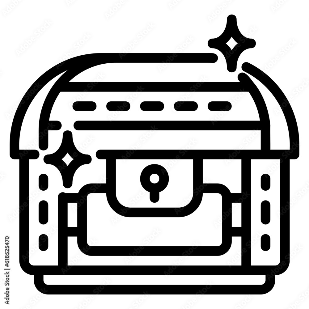 Treasure outline icon icon Treasure outline icon icon