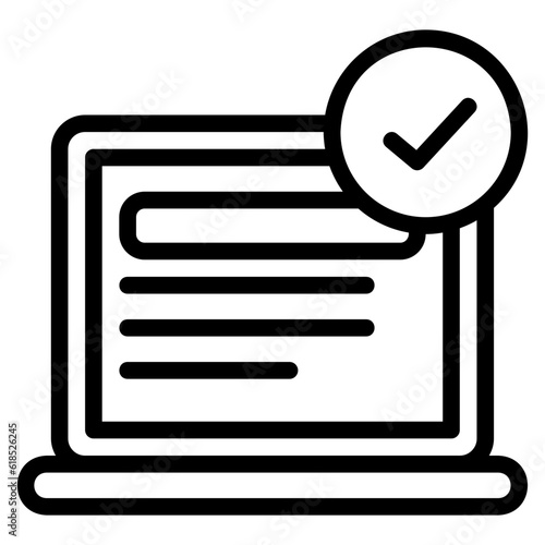 Journal outline icon icon