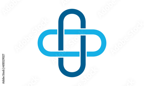 Medical logo, cross logo, medical center logo, health symbols