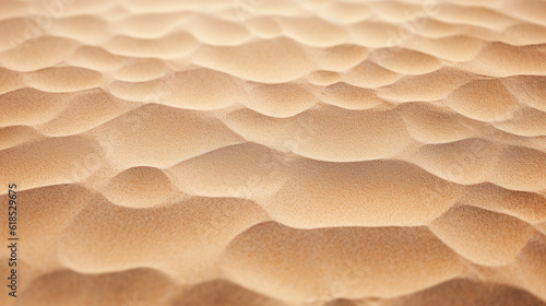 Abstract background of the surface of the sand, close-up.Abstract background of the surface of the sand, close-up. Vacation on the Sand Beach Concept. Tourism Travel Concept.