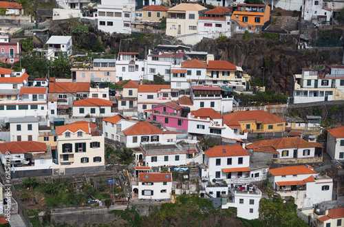houses in the city of Funchal on the island of Madeira © ksena32