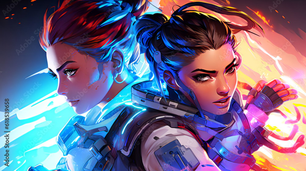 anime apex legends 5,Generative AI anime apex legends 5,Generative AI