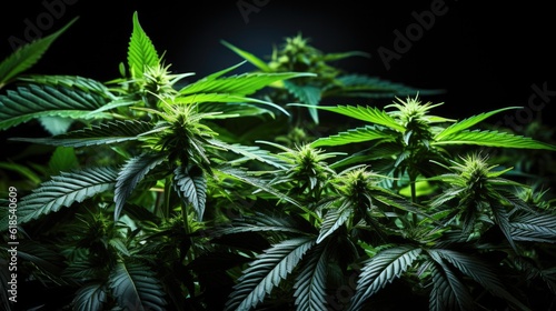 Flower bud of cannabis  Indoor growing medical marijuana  marijuana flower bud  herbal medicine.