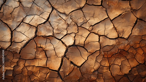 Cracked dry land without water  Texture of dry cracked earth close up  land without water  desert.