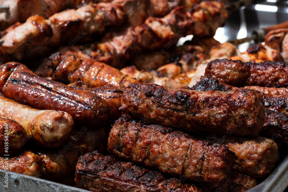 Meat products, sausages, small grilled Meat products, sausages, small grilled