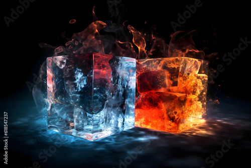 ice and fire dice cubes 