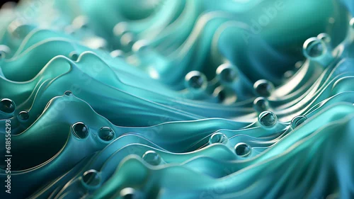Fototapeta samoprzylepna Artificial generated 3D natural tissue structure innovation	