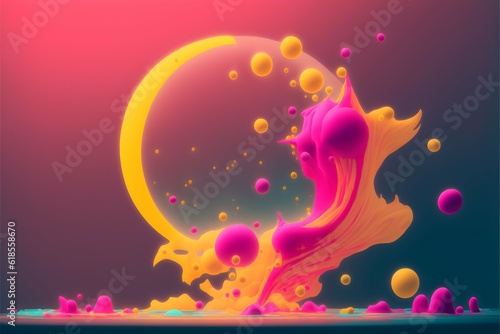 colors of pink yellow orange colors touch of fantasy and magic hight detailed cinematic lighting  © Robert