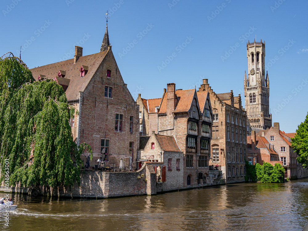 Naklejka premium Sommer in Brügge