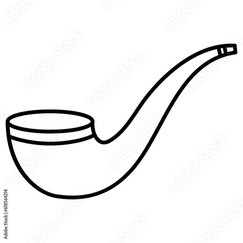 smoking pipe illustration